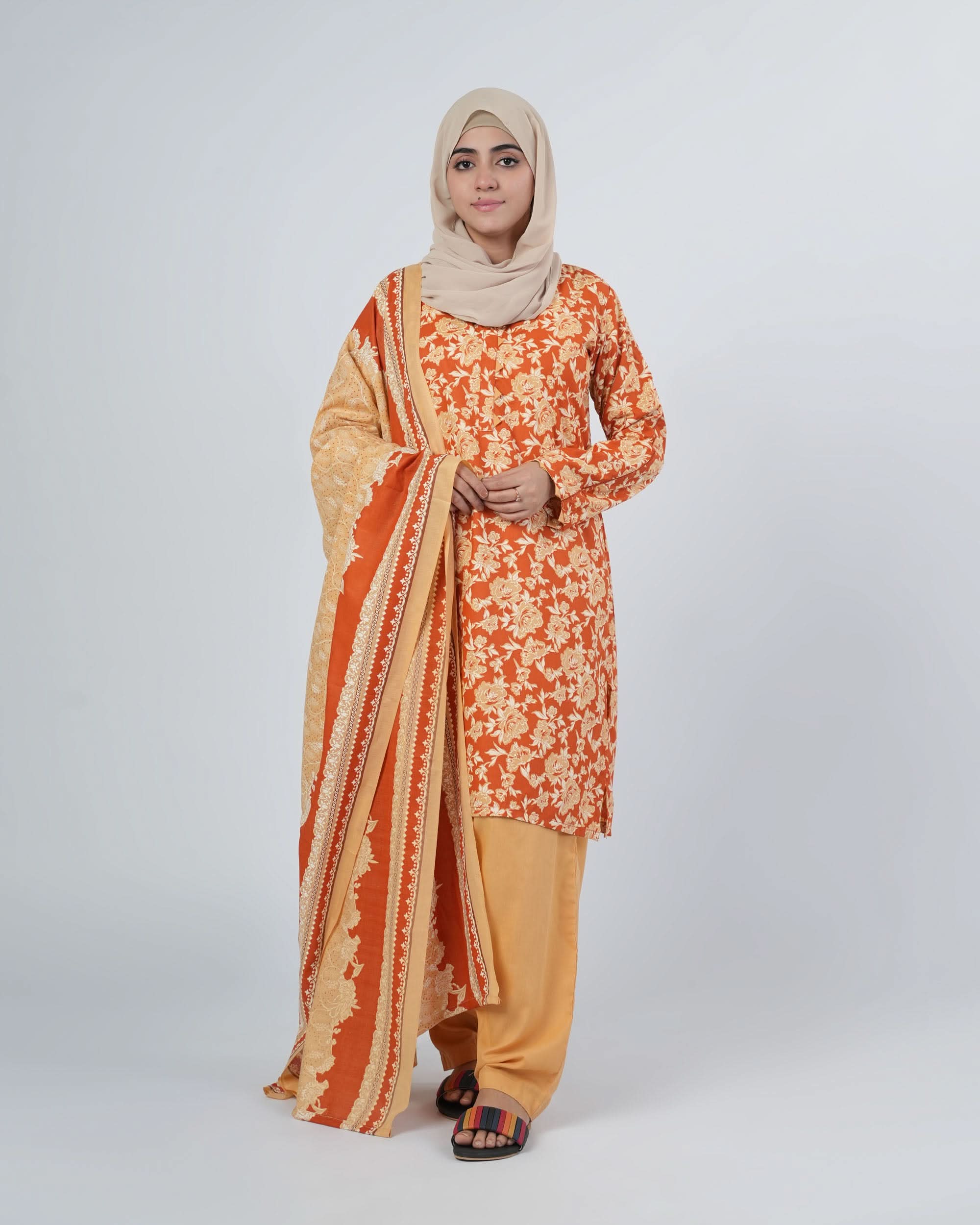 Valuables Women's Printed 3Pcs Suit