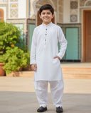 Eminent Boys Shalwar Suit - White