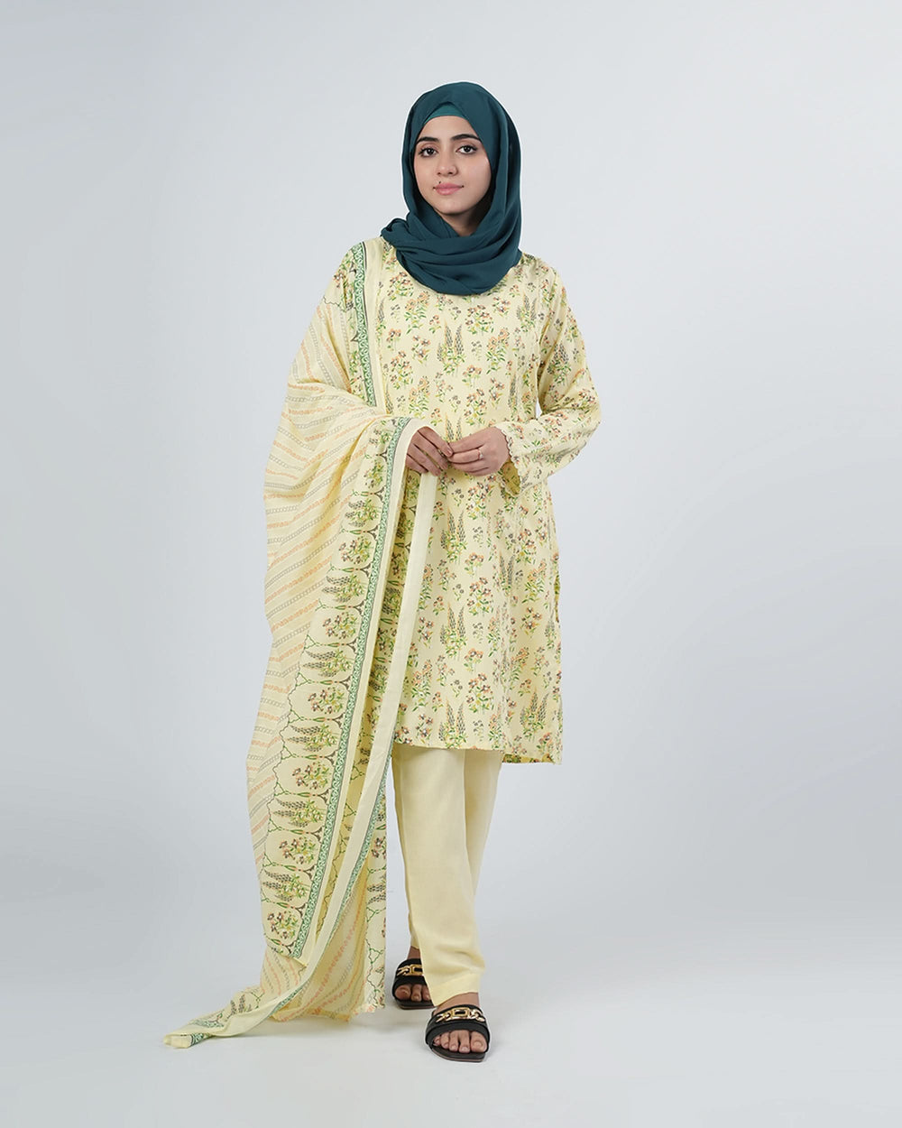 Valuables Women's Printed 3Pcs Suit