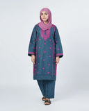Valuables Women Embroidered 2-Piece Suit