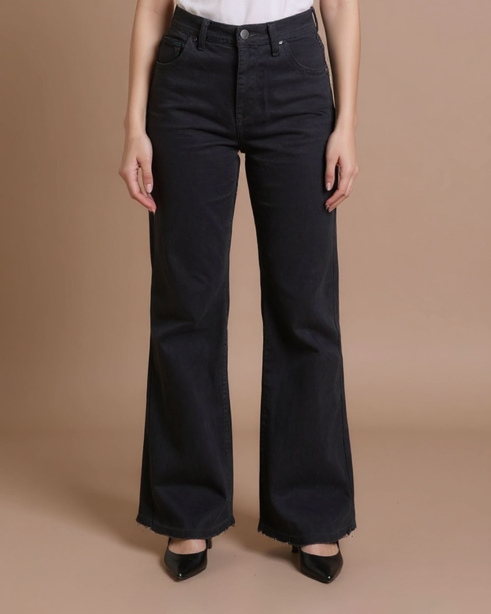 Women's Bell Bottom Denim Pants
