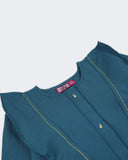 Eminent Girls Solid Seersucker Top