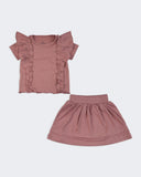 Eminent Girls Ribbed Co-Ord Set