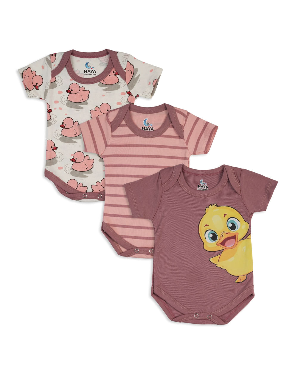 Newborn 3 Pcs Romper Set