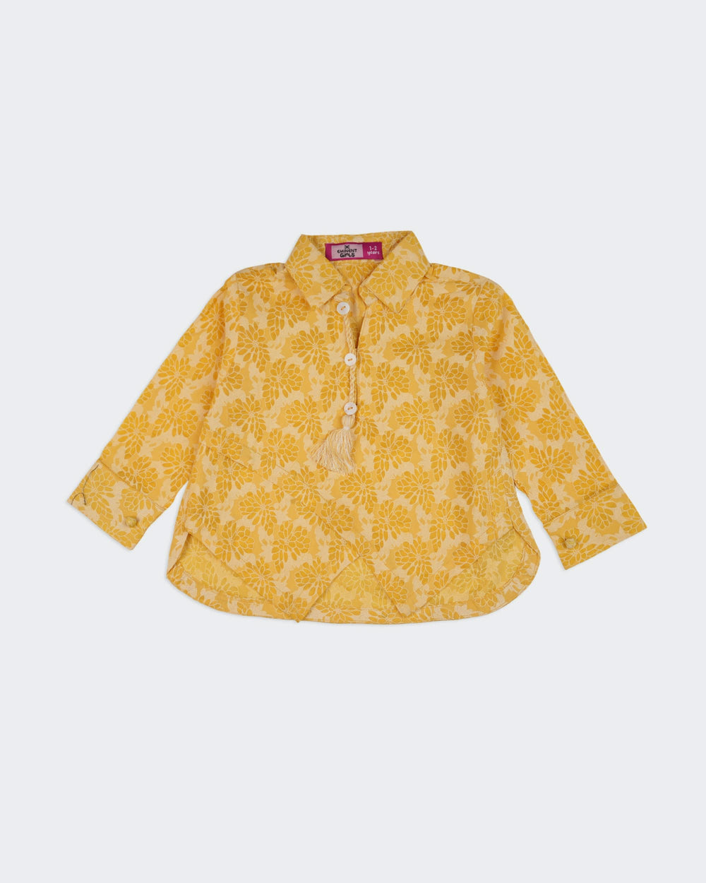 Eminent Girls Floral Textured Kurti
