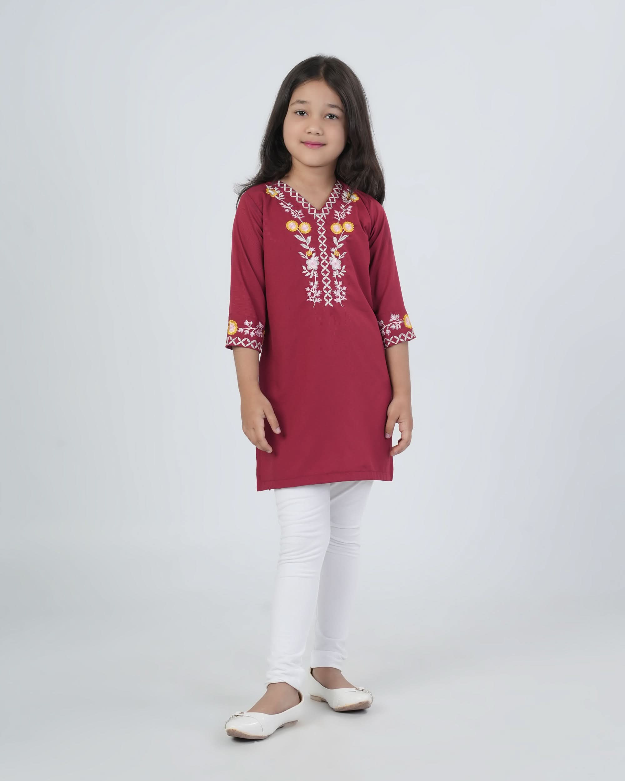 Valuables Girl’s Embroidered Kurti