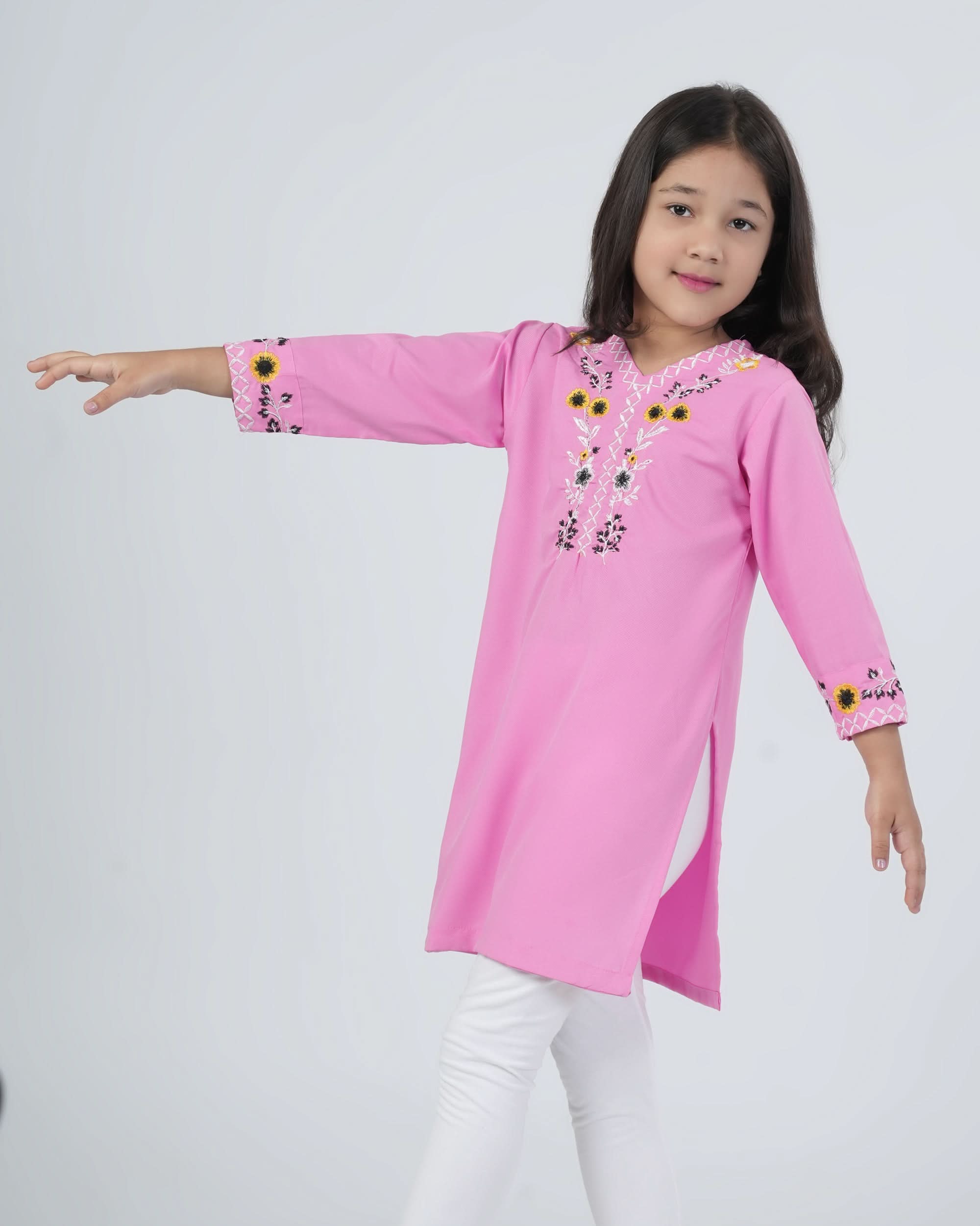 Valuables Girl’s Embroidered Kurti