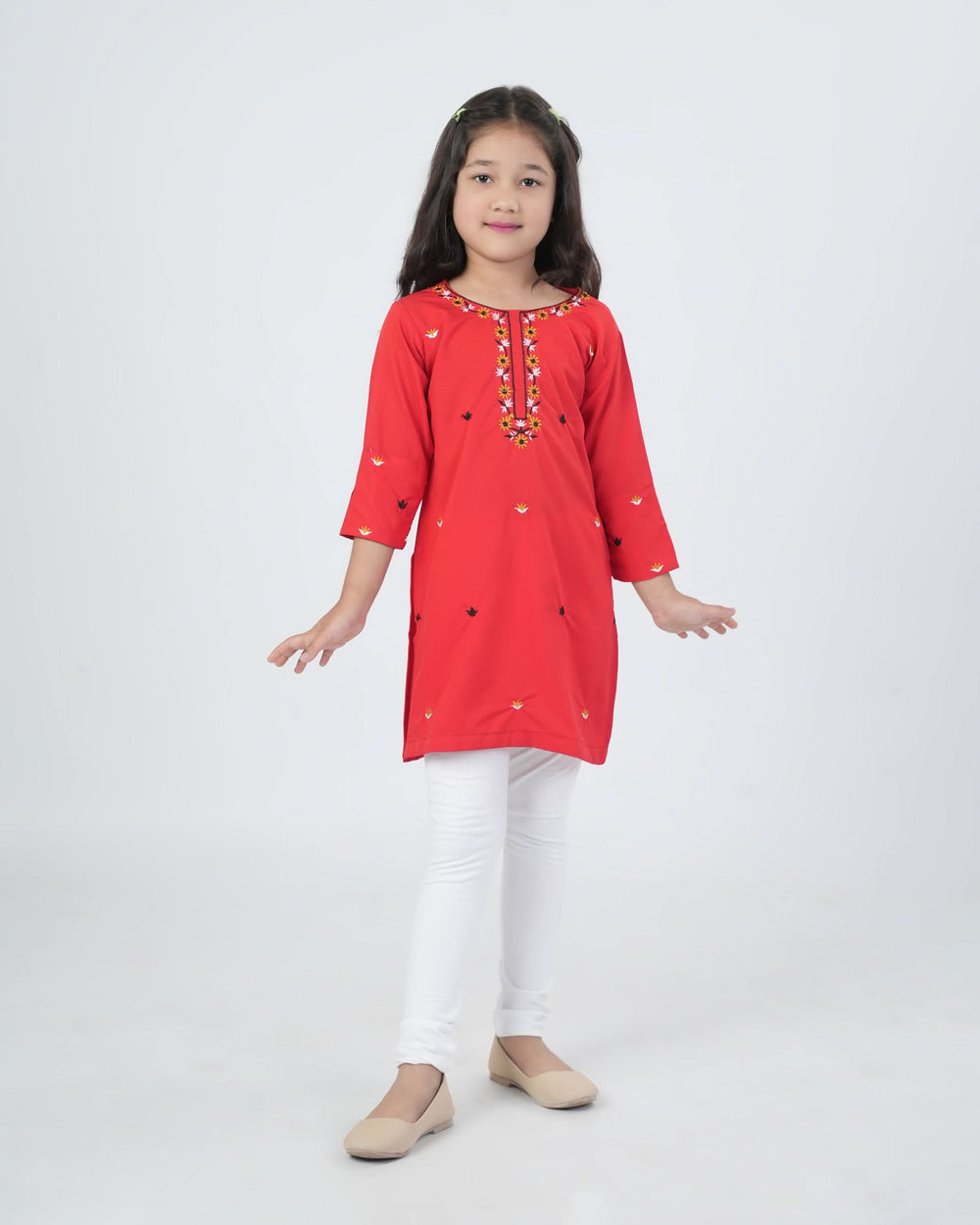 Valuables Girl’s Embroidered Kurti