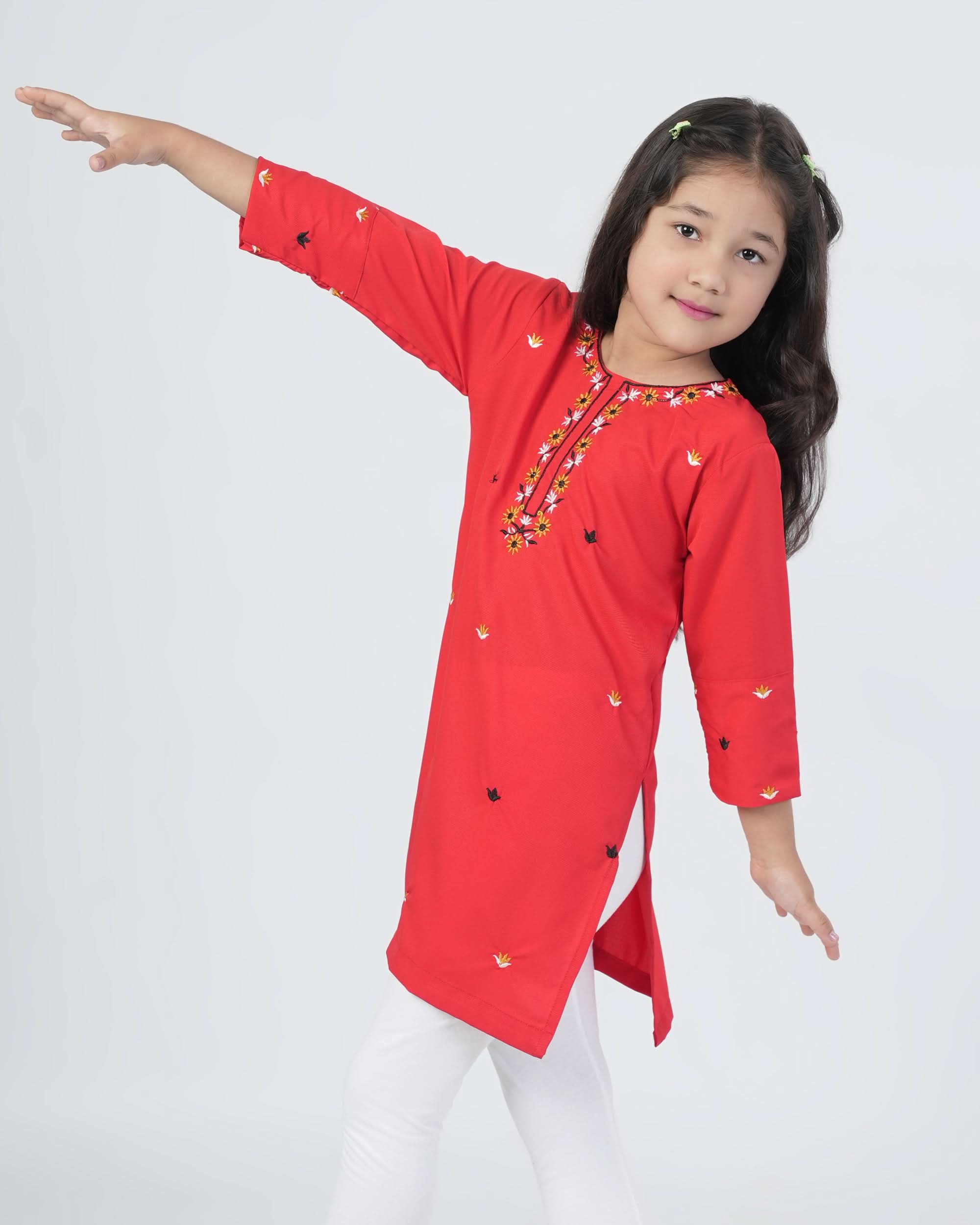 Valuables Girl’s Embroidered Kurti