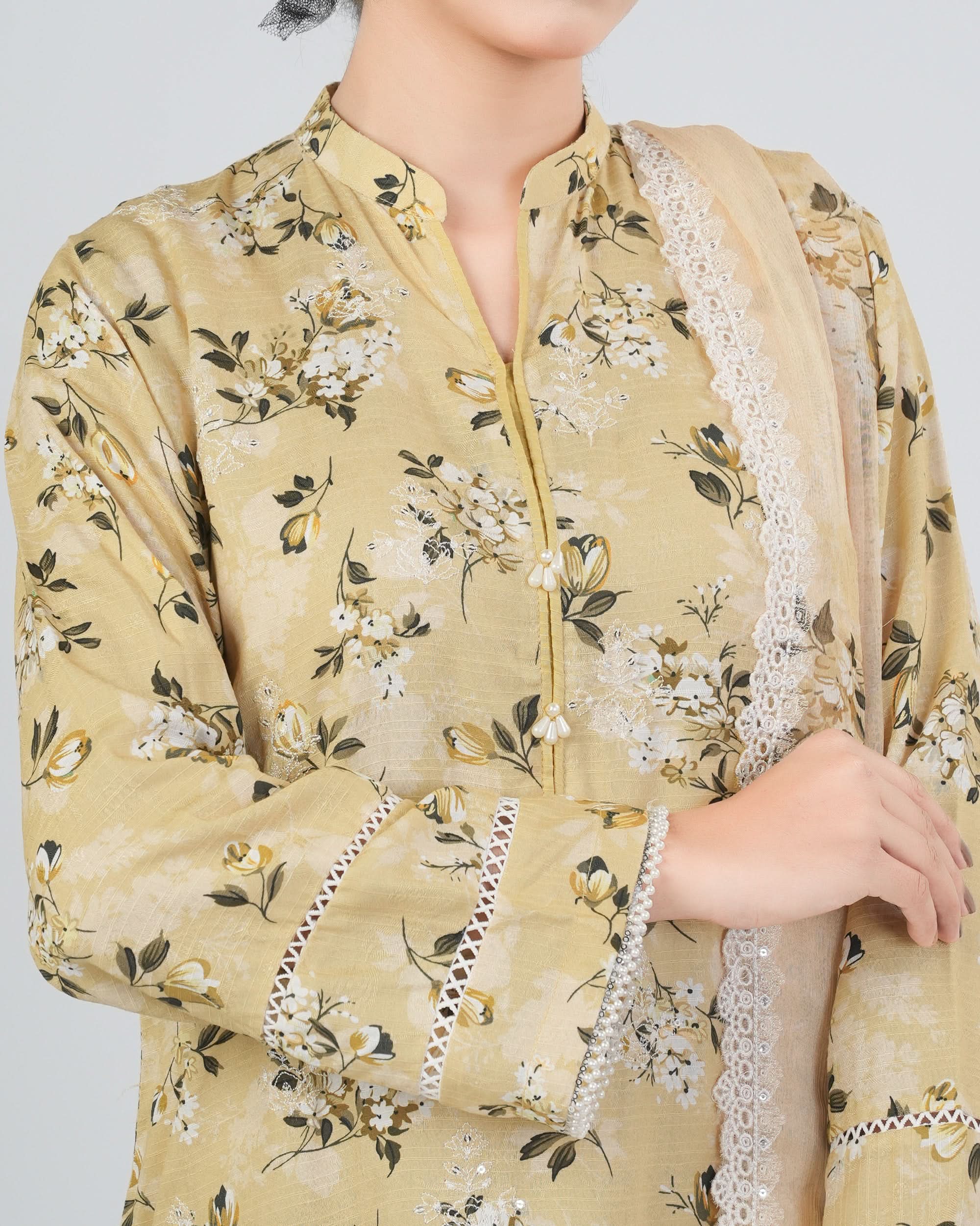 Eminent Women'S Printed Embroidered 3Pcs Suits