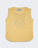Eminent Newborn Girls Solid Jacquard 2 Pcs Suit