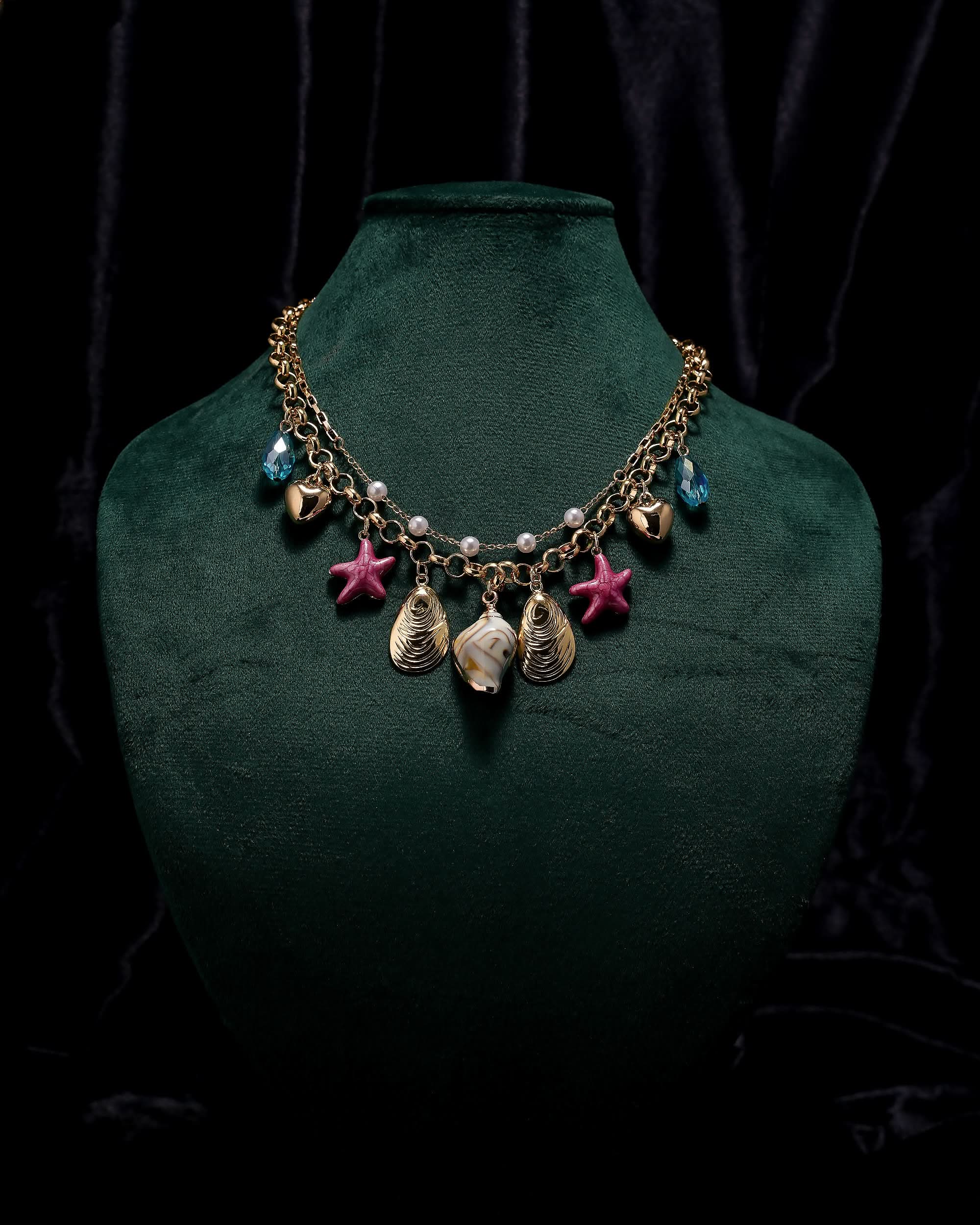 Eminent Golden Sparkle Layered Necklace