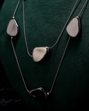 Eminent Midnight Stone Layered Necklace