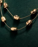 Eminent Golden Link Layered Necklace
