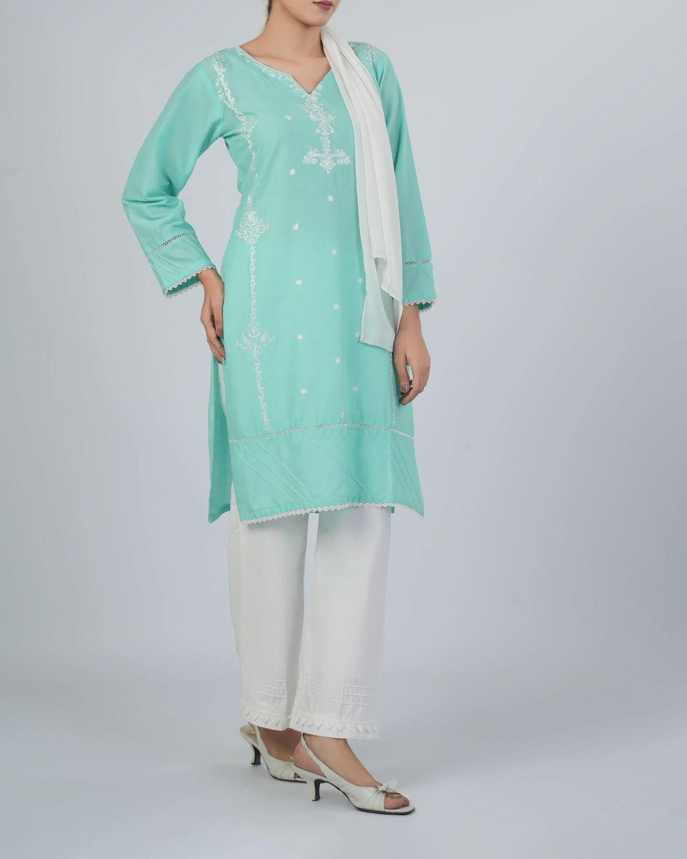 Valuables Women's Embroidered Kurti