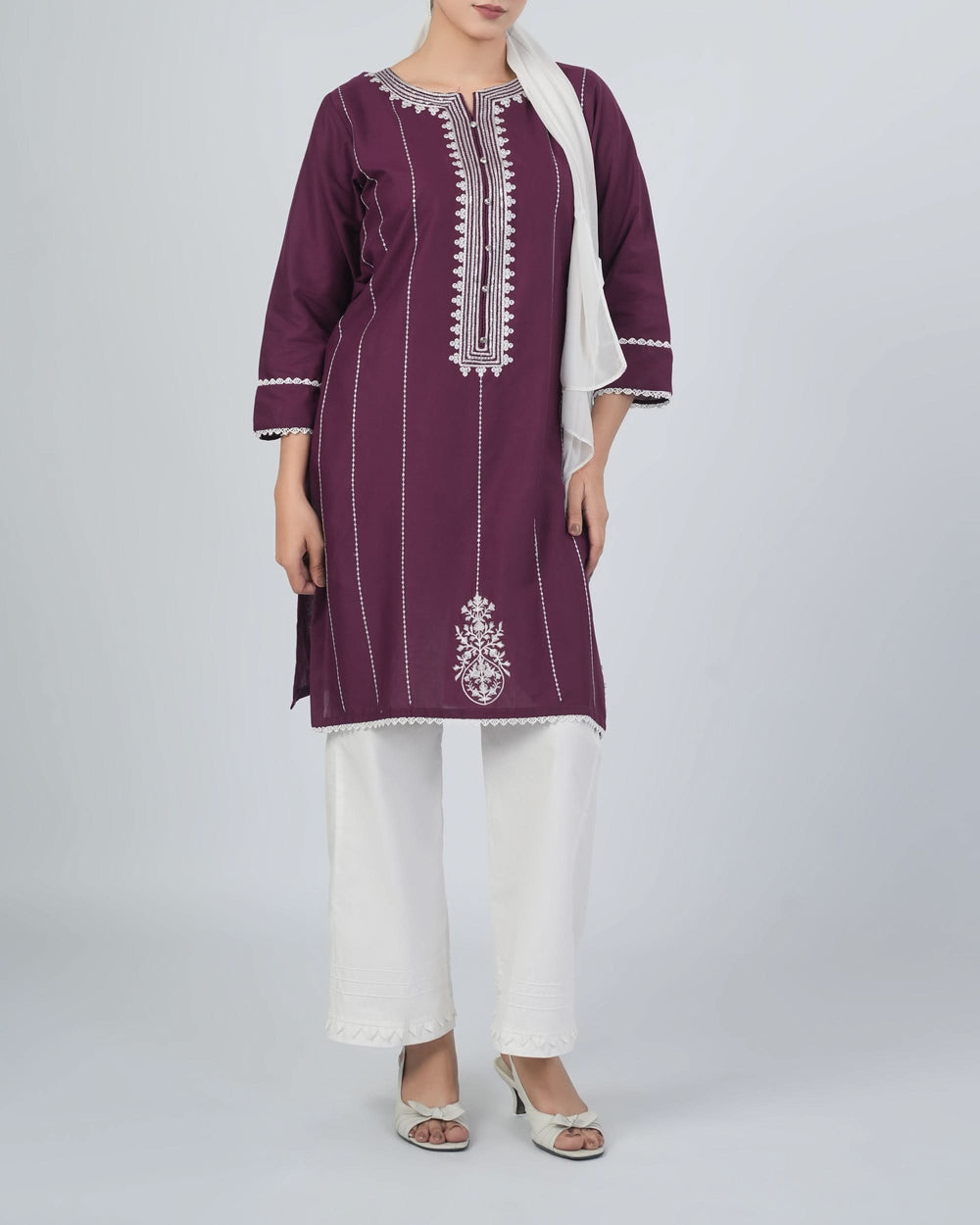 Valuables Women's Embroidered Kurti