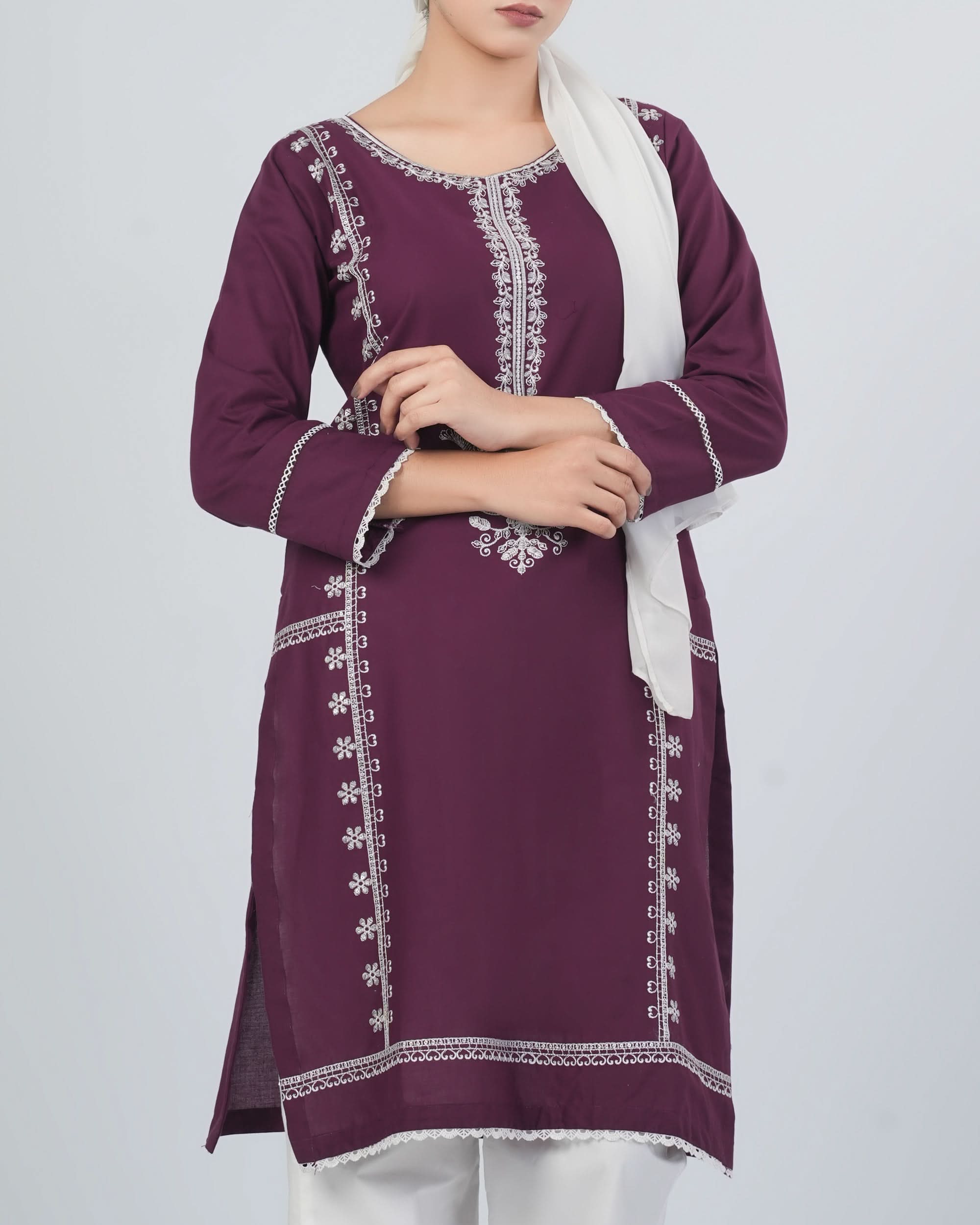 Valuables Women's Embroidered Kurti