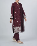 Women's Khaddar Embroidered 3Pcs Suit