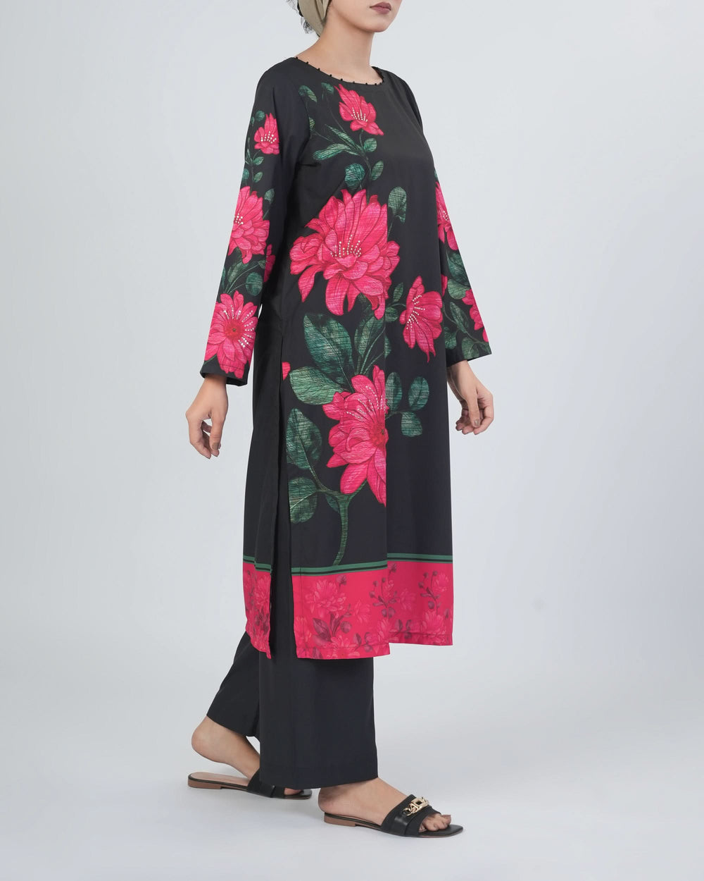 Eminent Women Printed Fusion 2Pcs