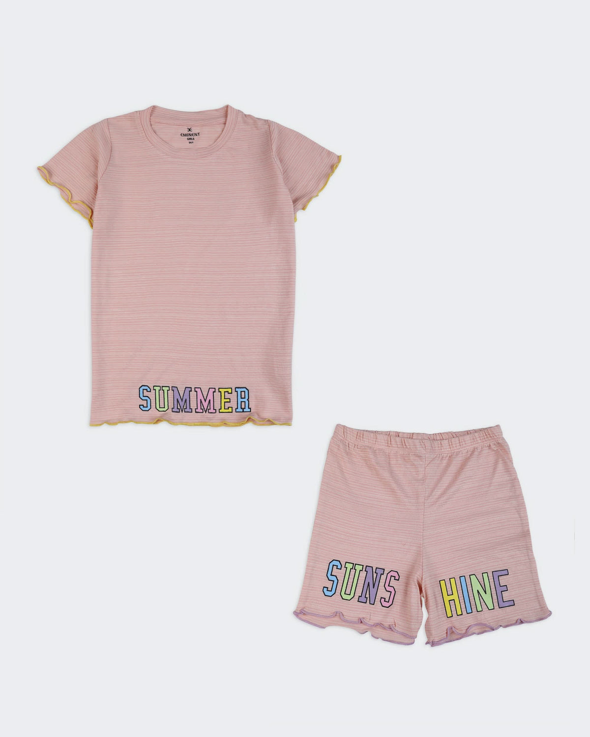Eminent Girls Half Sleeves Co-Ord Set