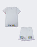 Eminent Girls Half Sleeves Co-Ord Set