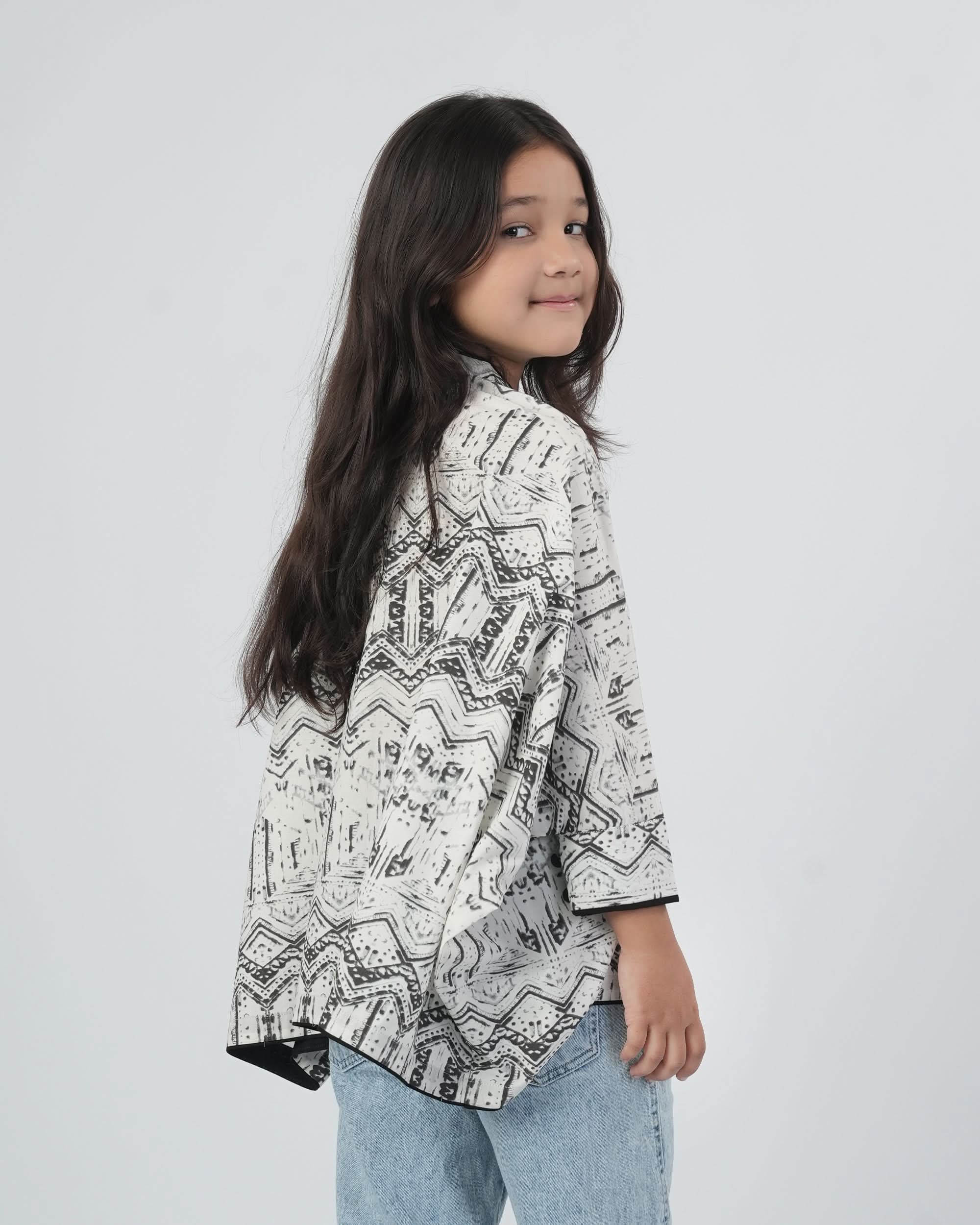 Eminent Girls Printed Cotton Top