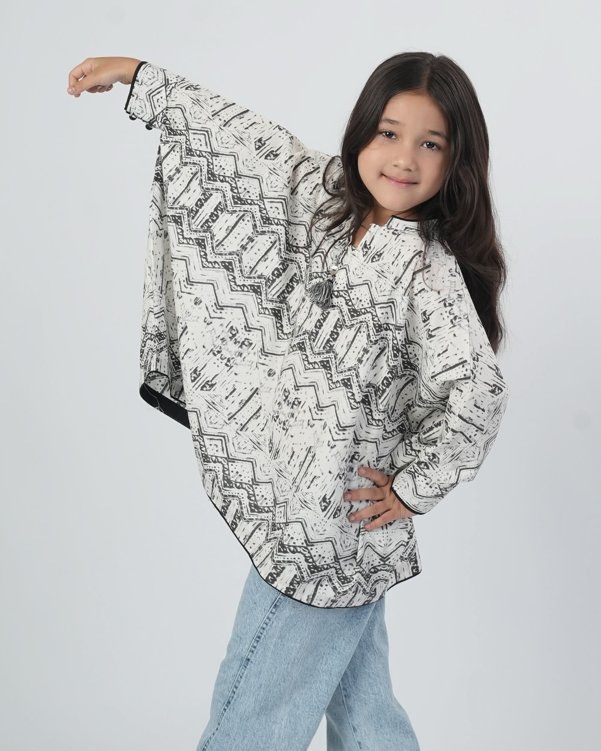 Eminent Girls Printed Cotton Top