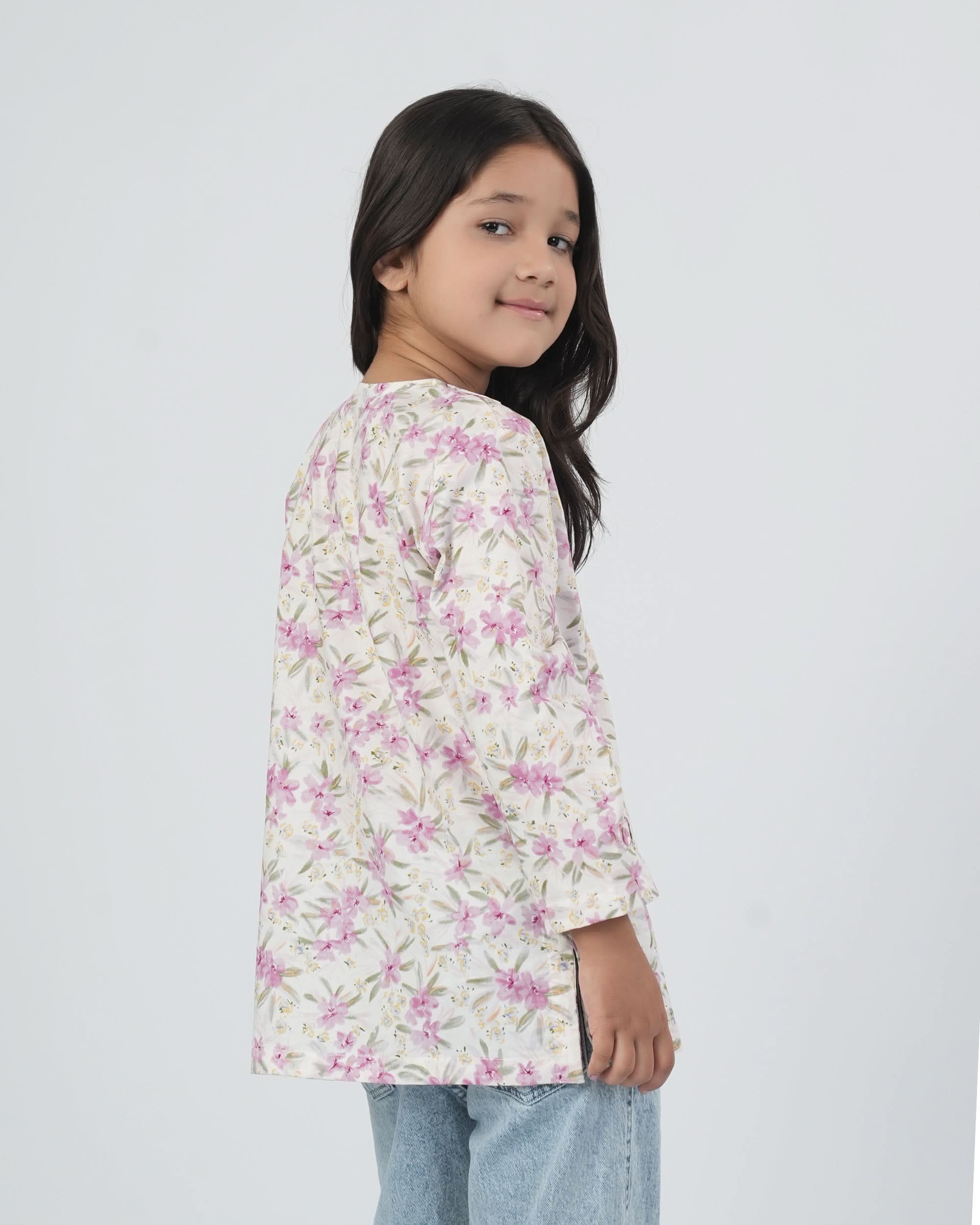 Eminent Girls Printed Cotton Kurti