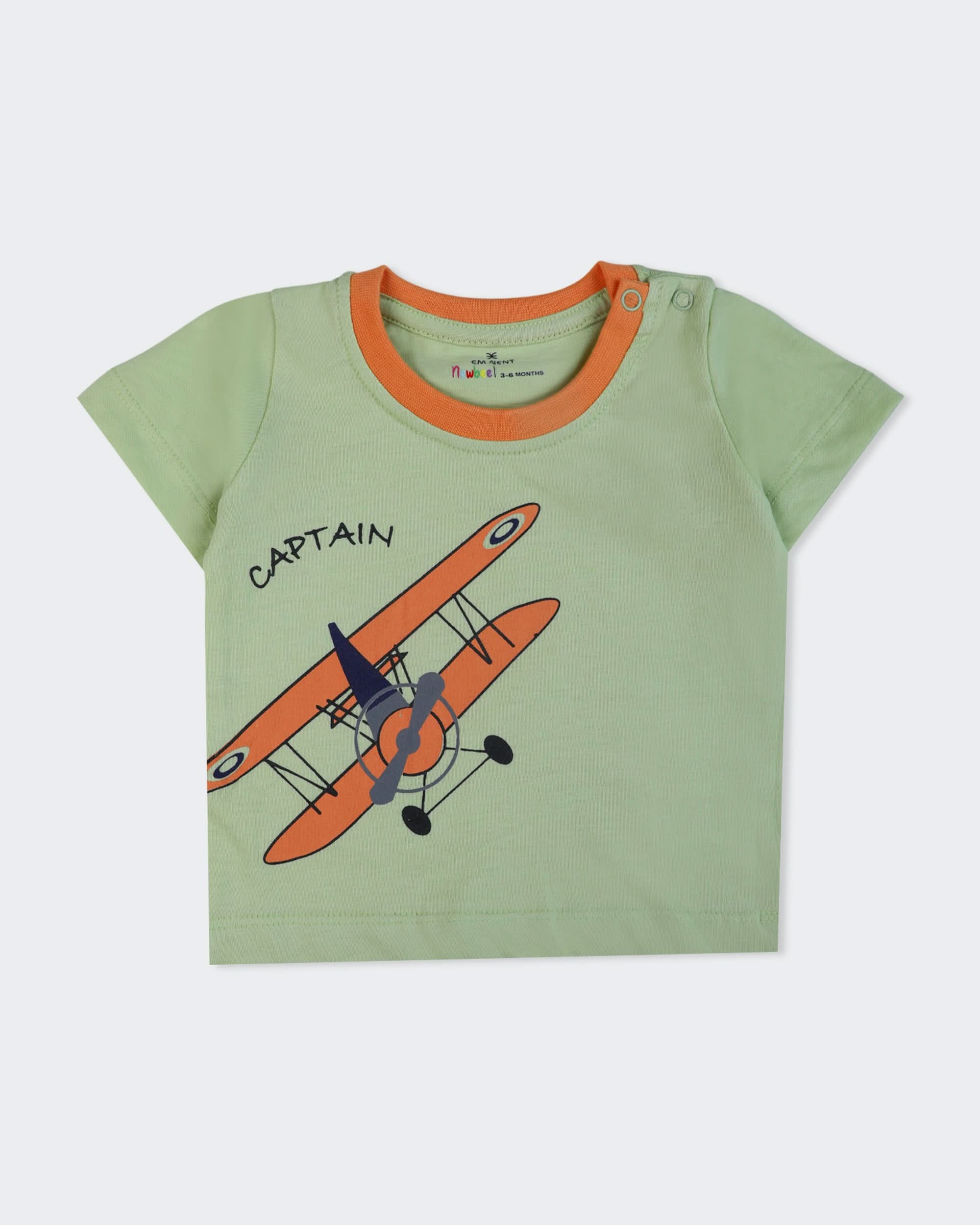 Eminent Newborn Boys Half Sleeves T-Shirt