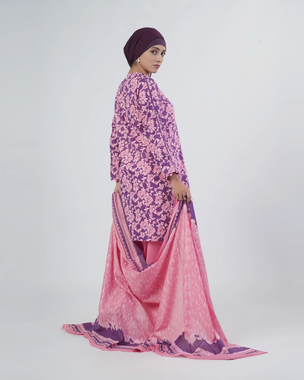Valuables Women's Printed 3Pcs Suit