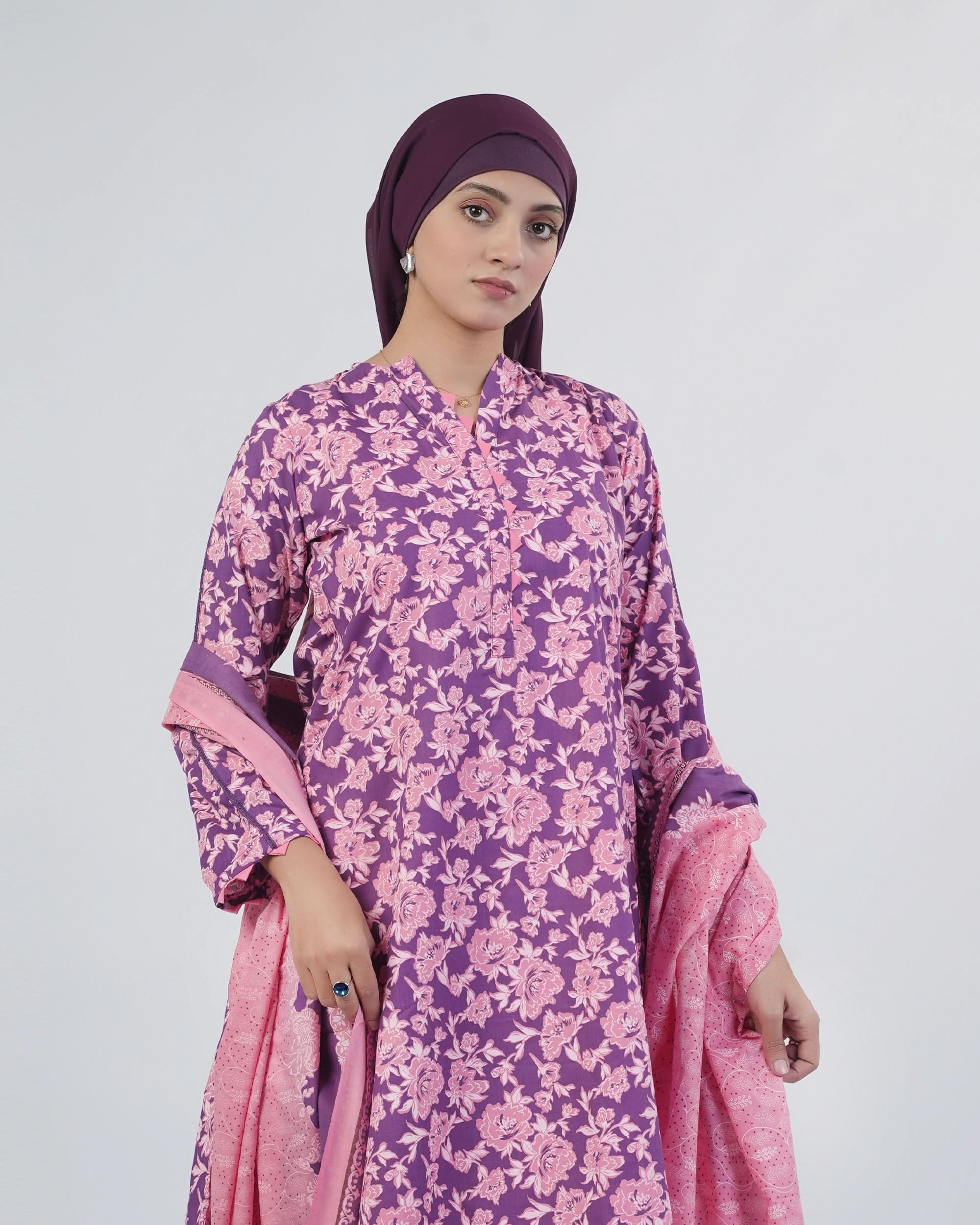 Valuables Women's Printed 3Pcs Suit
