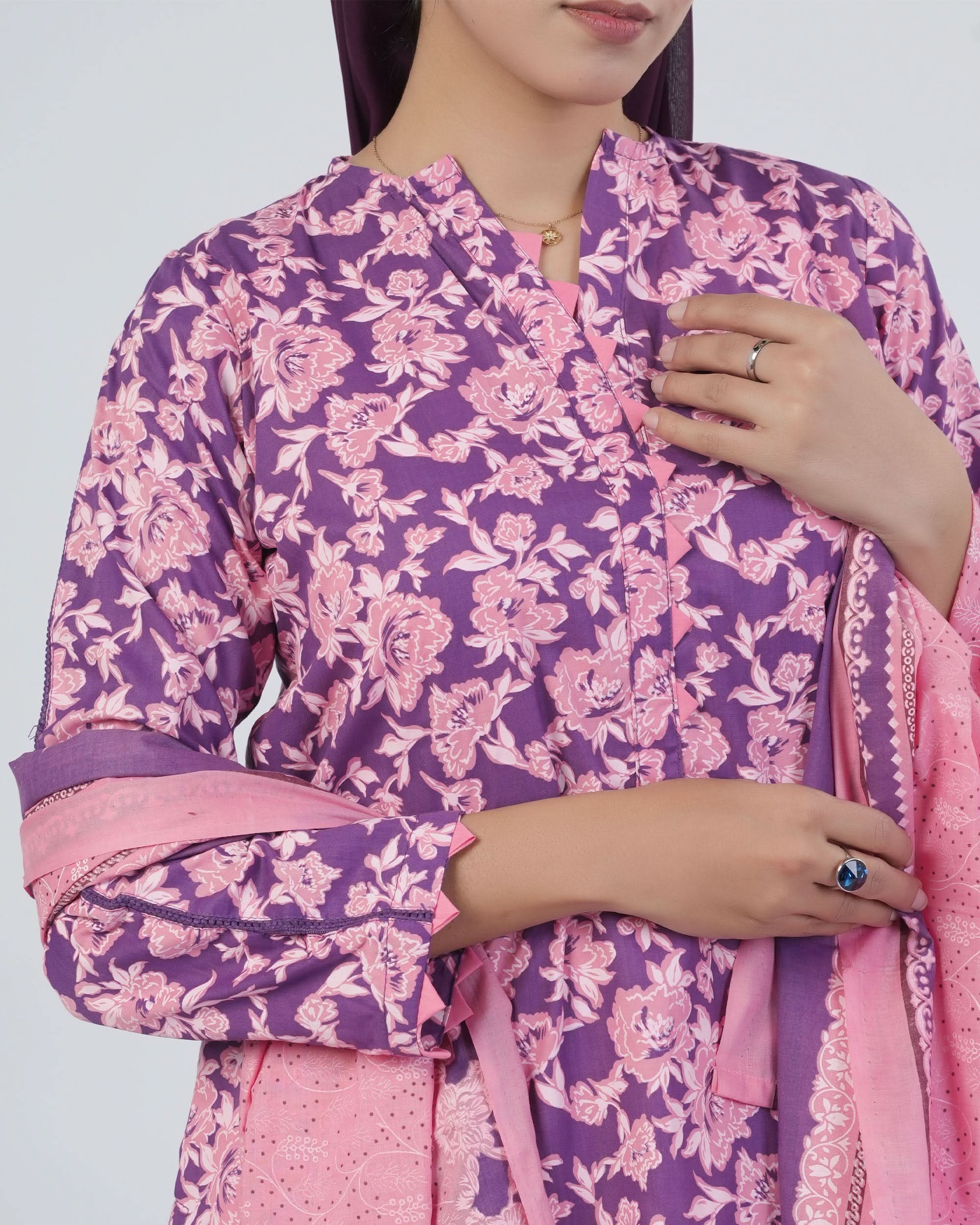 Valuables Women's Printed 3Pcs Suit