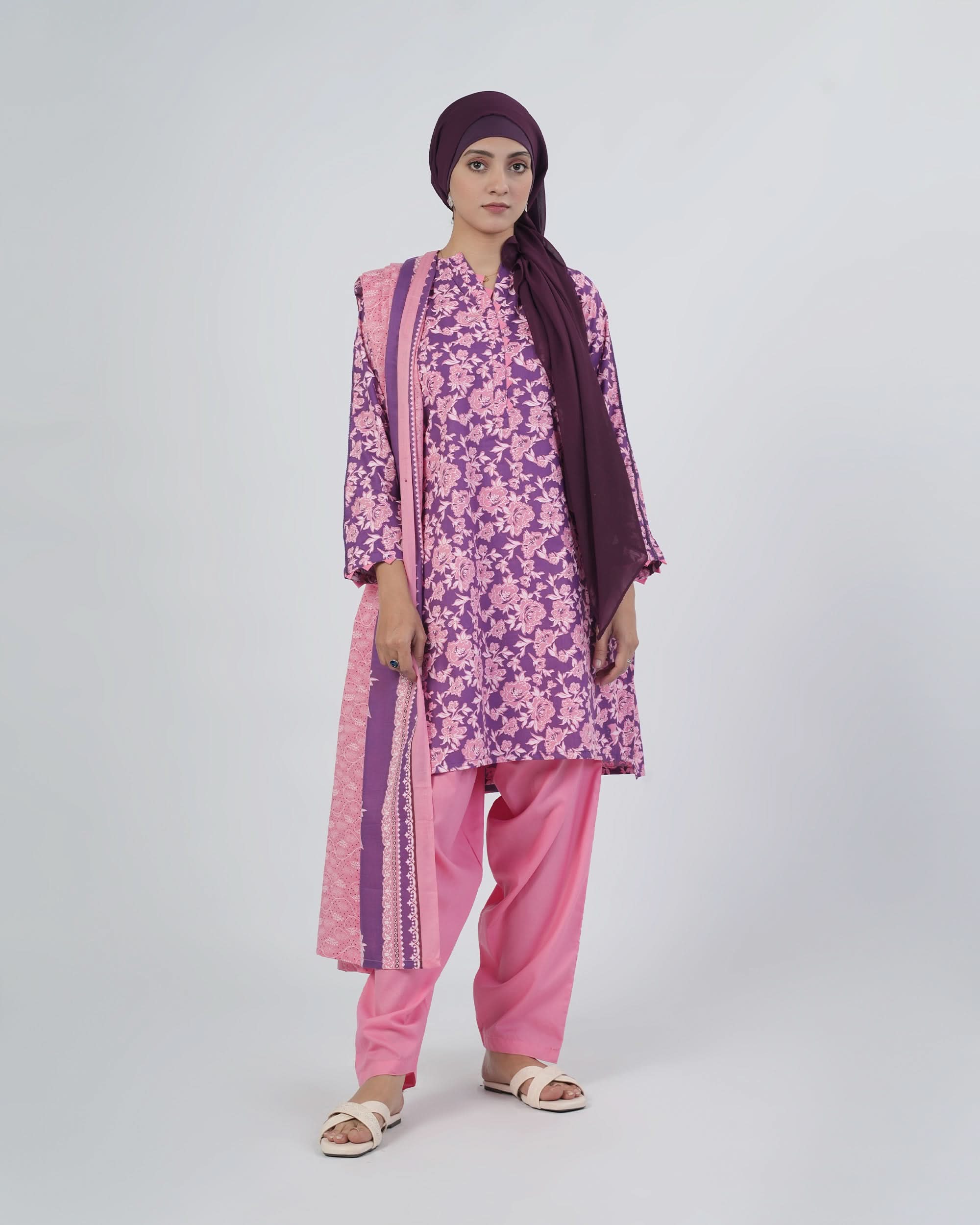 Valuables Women's Printed 3Pcs Suit