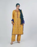 Women's Khaddar Embroidered 3Pcs Suit