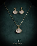Eminent Pearl Blossom Necklace Set