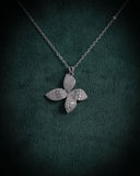 Eminent Women's Leaf Spark Necklace Set