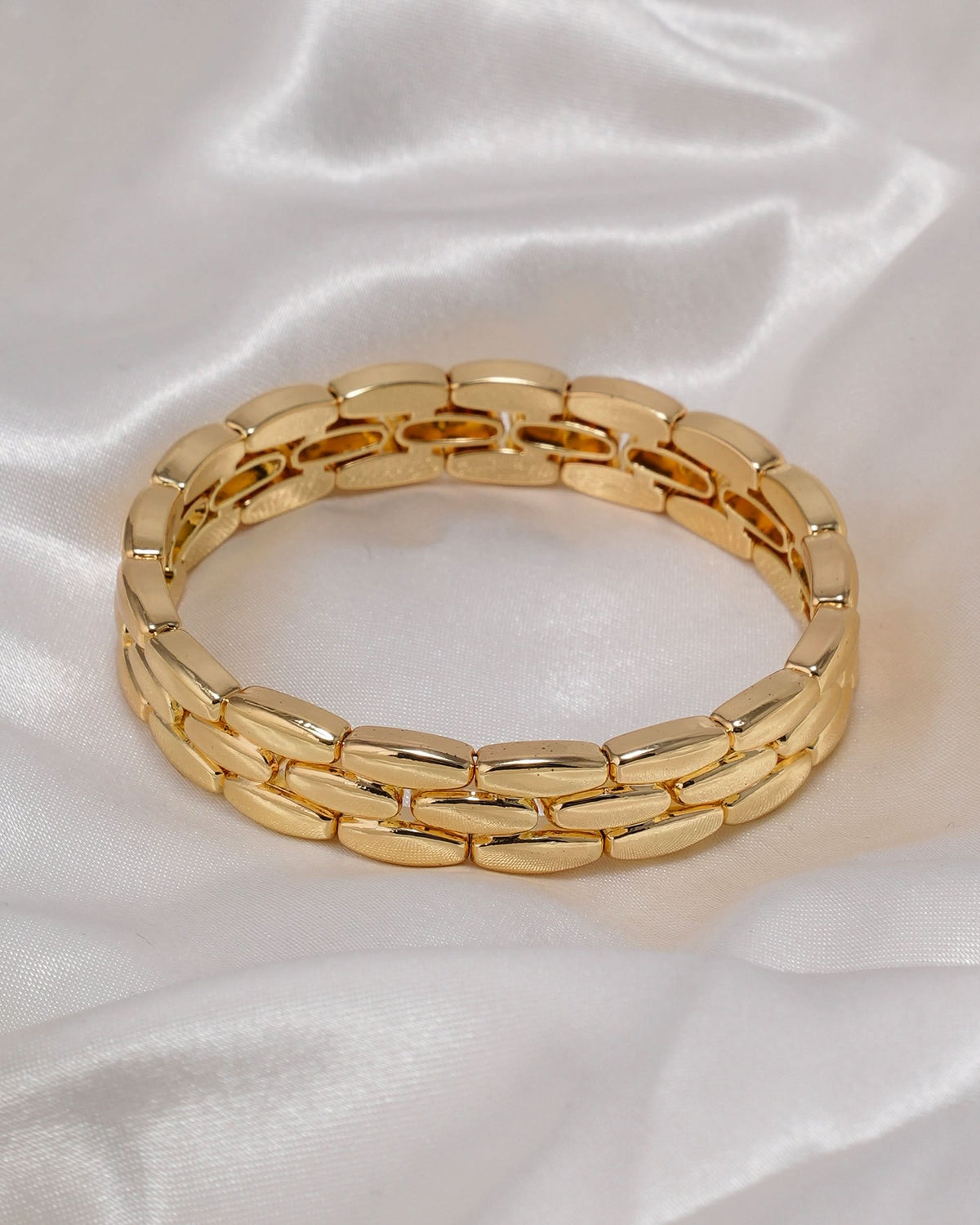 Eminent Women’s Gold-Tone Oval Bracelet