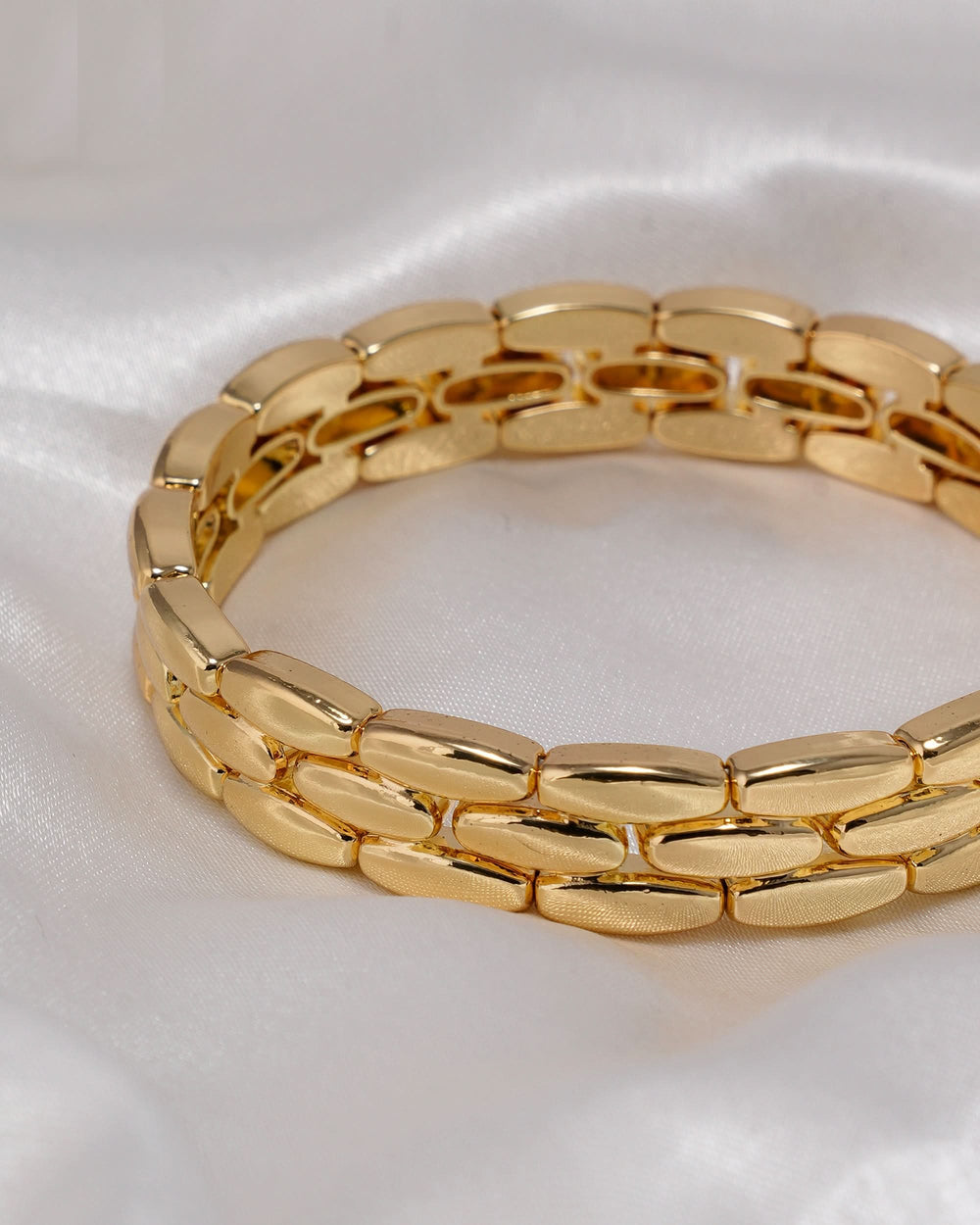 Eminent Women’s Gold-Tone Oval Bracelet