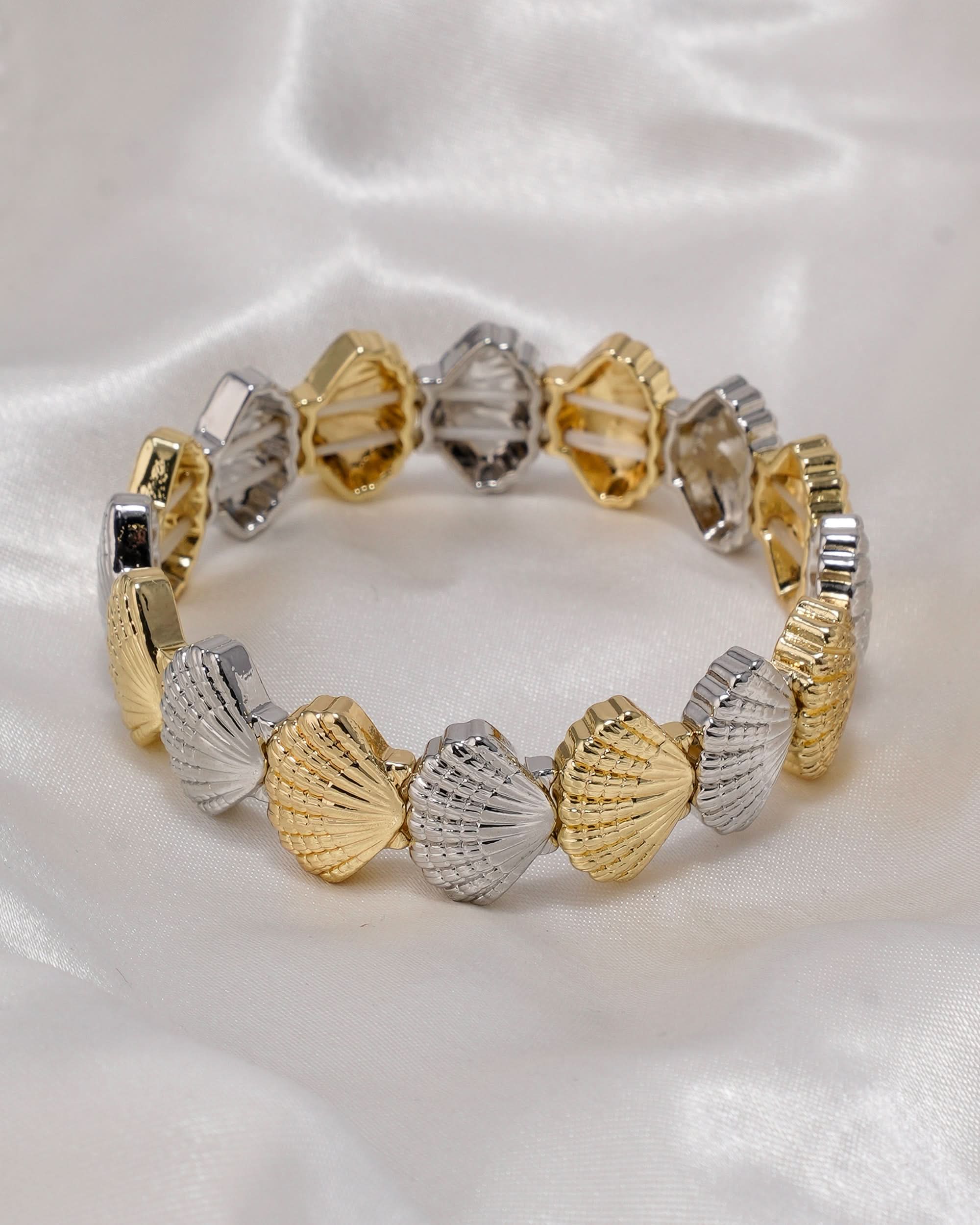 Eminent Women’s Dual-Tone Shell Bracelet