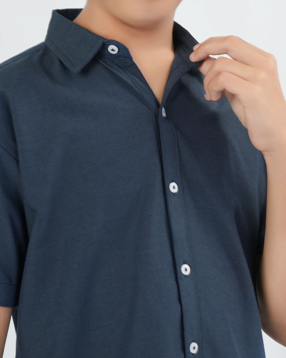 Eminent Boys Solid Poly Viscose Shirt