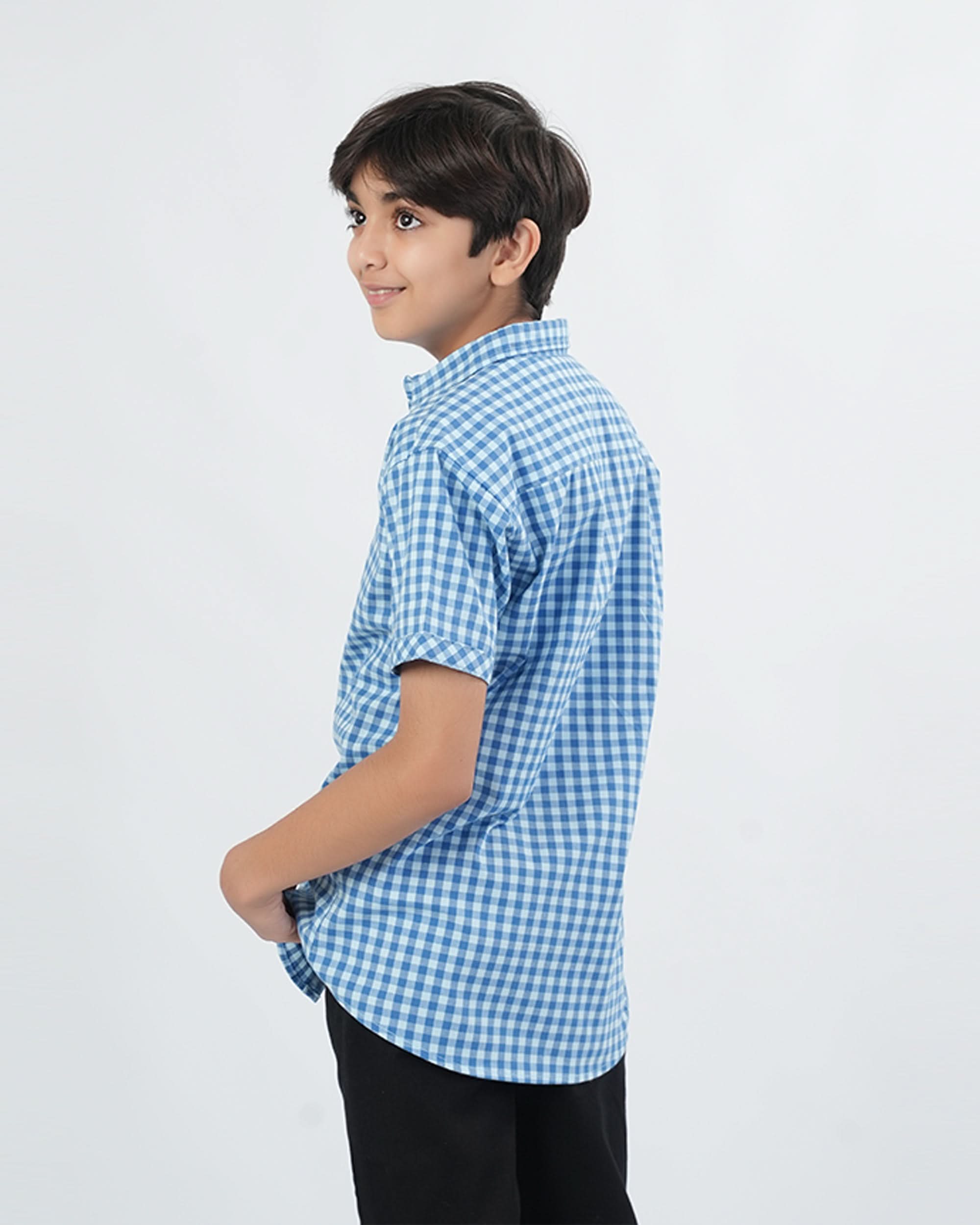 Eminent Boys Check Yarn Dyed Shirt