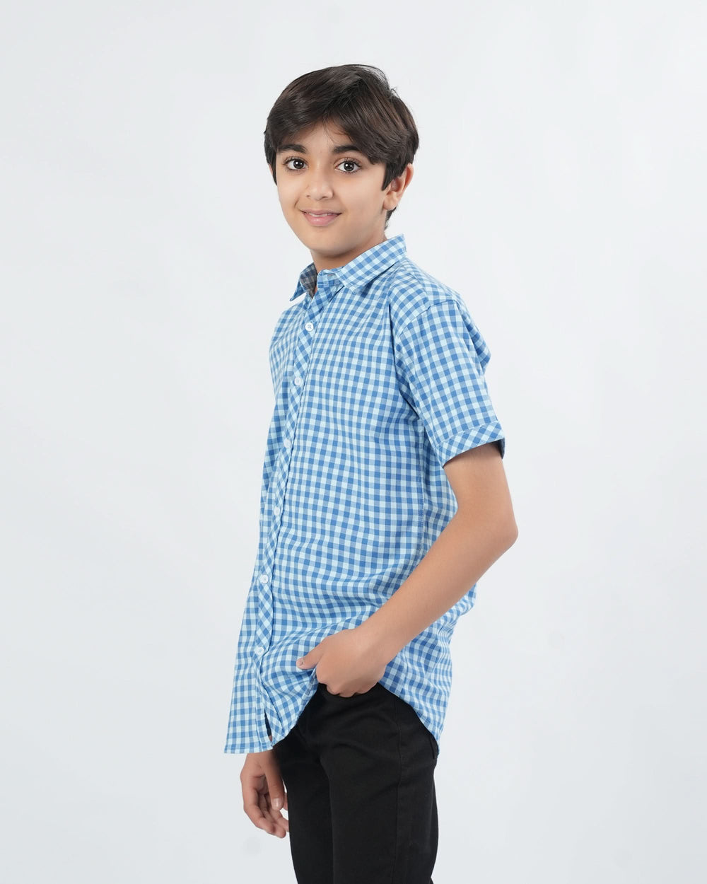 Eminent Boys Check Yarn Dyed Shirt