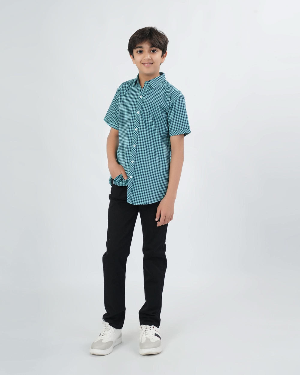 Eminent Boys Check Yarn Dyed Shirt