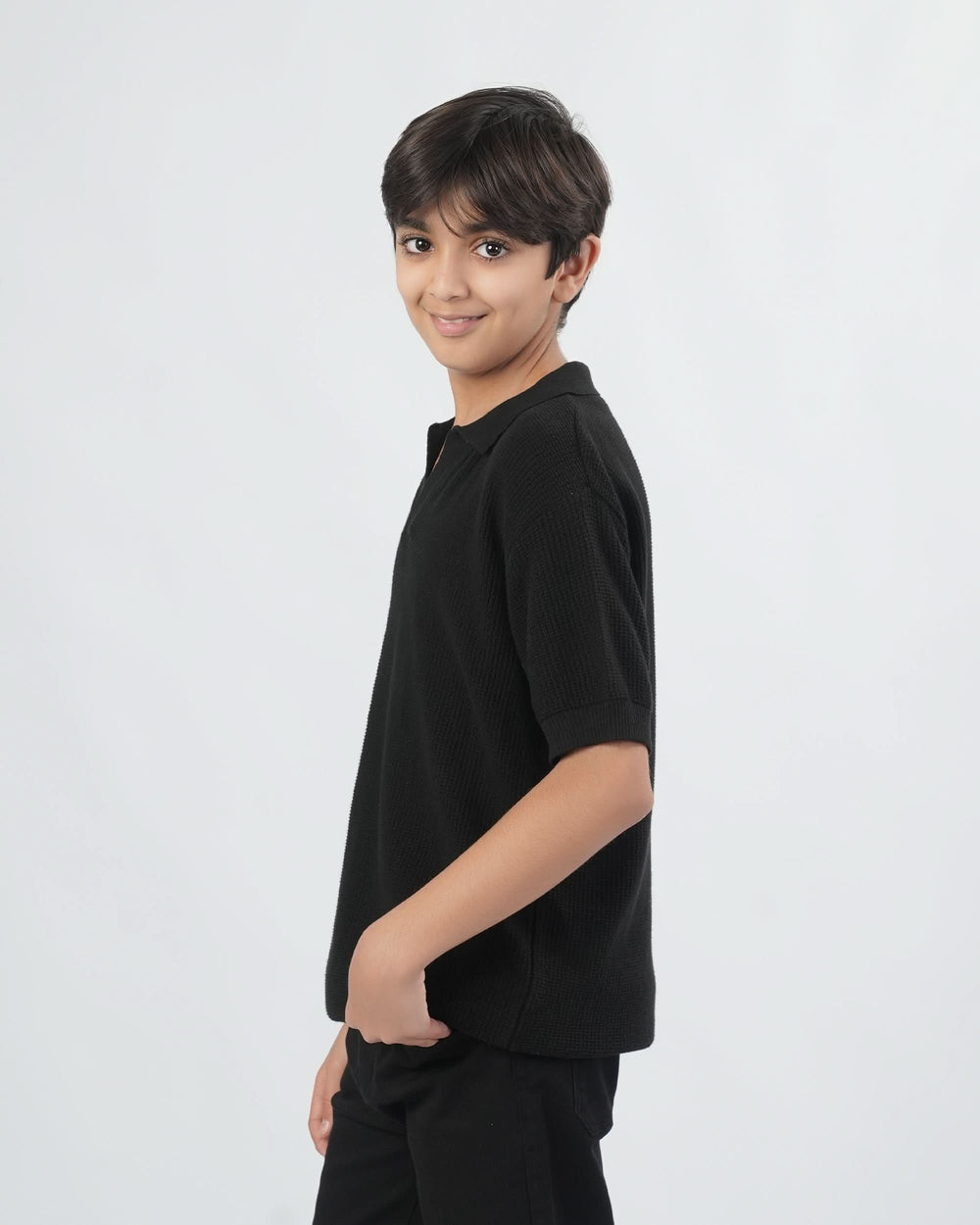 Eminent Boys Plain Acrylic Polo Sweater