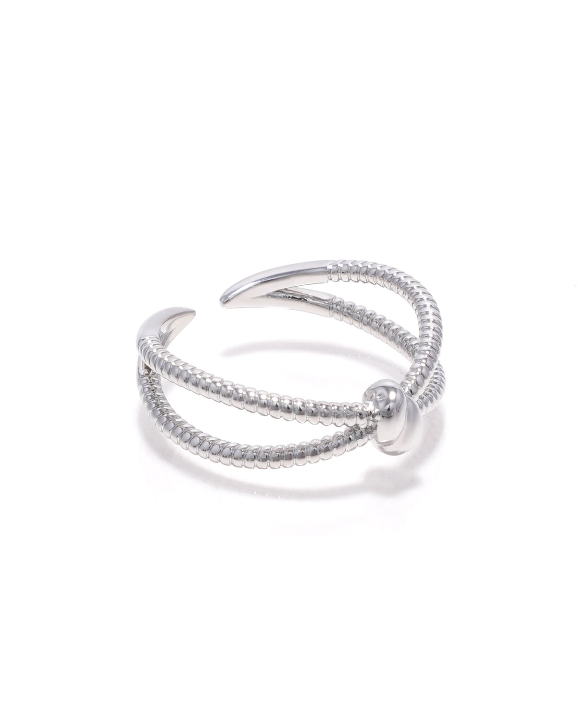 Eminent Women’s Silver Double Band Knot Ring
