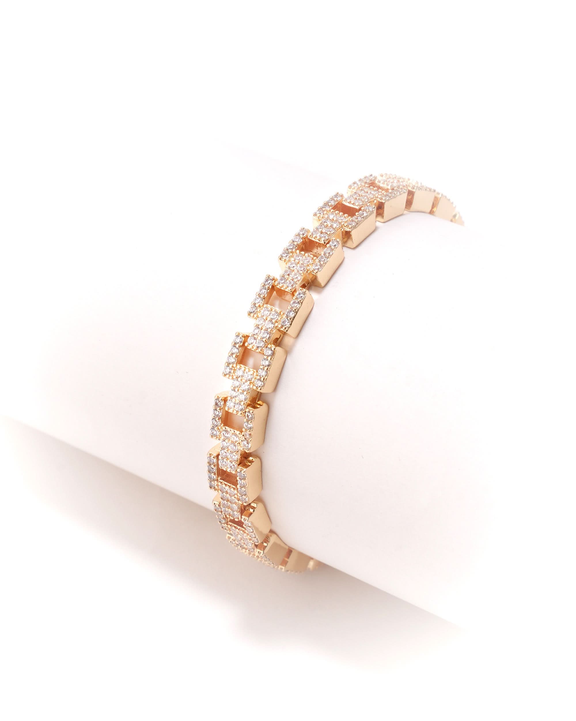 Eminent Women’s Crystal Link Statement Bracelet