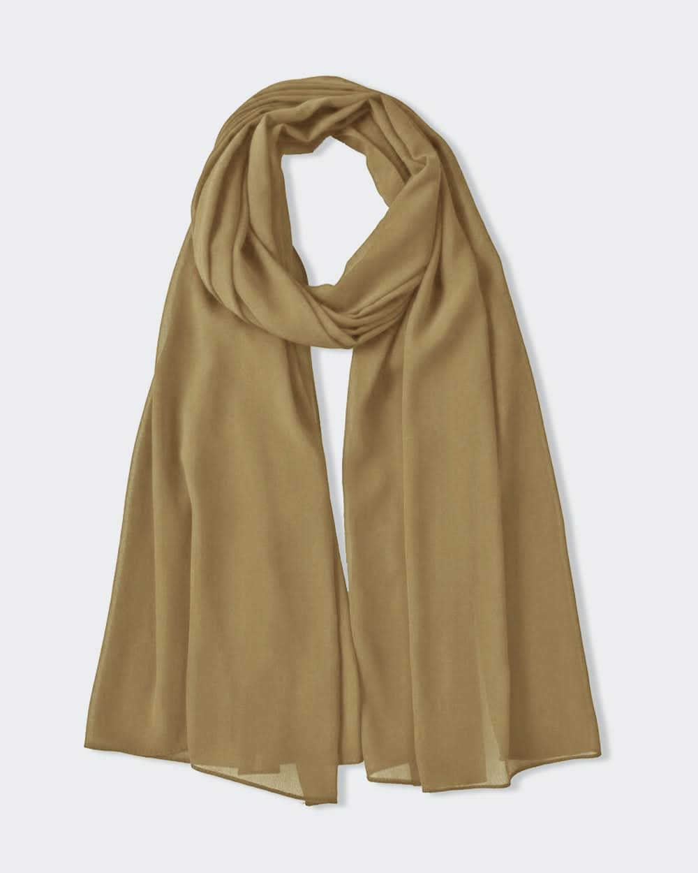 Women's Plain Turkish Stole - Skin