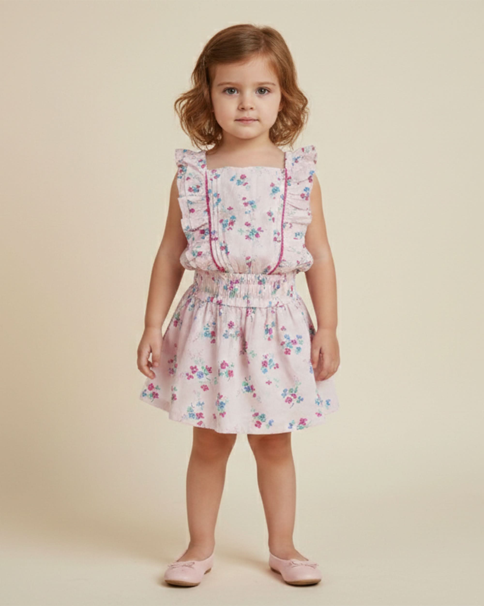 Eminent Girls Half Sleeves Co-Ord Set