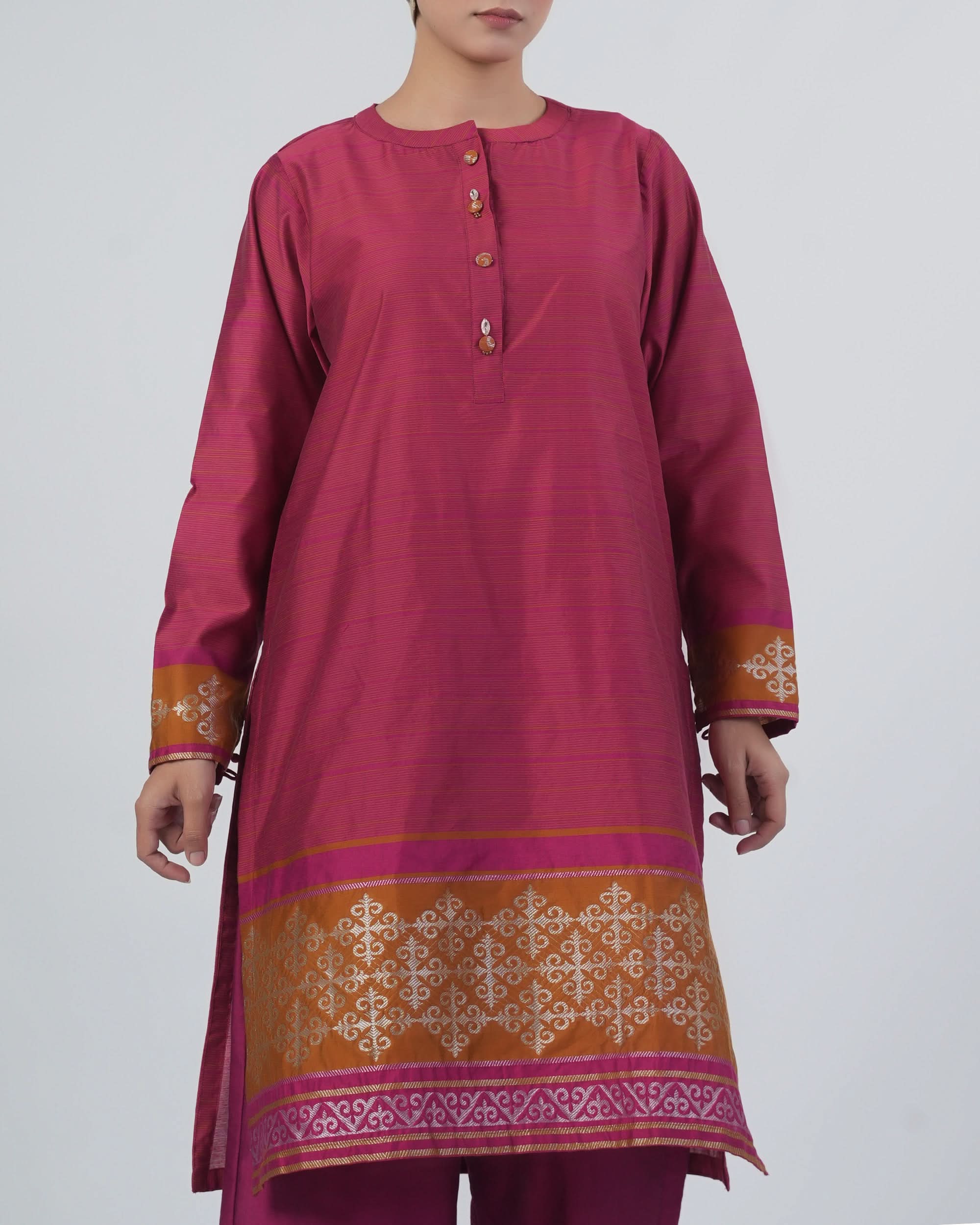 Eminent Women’s Yarn Dyed Cotton Silk 2Pcs Suit