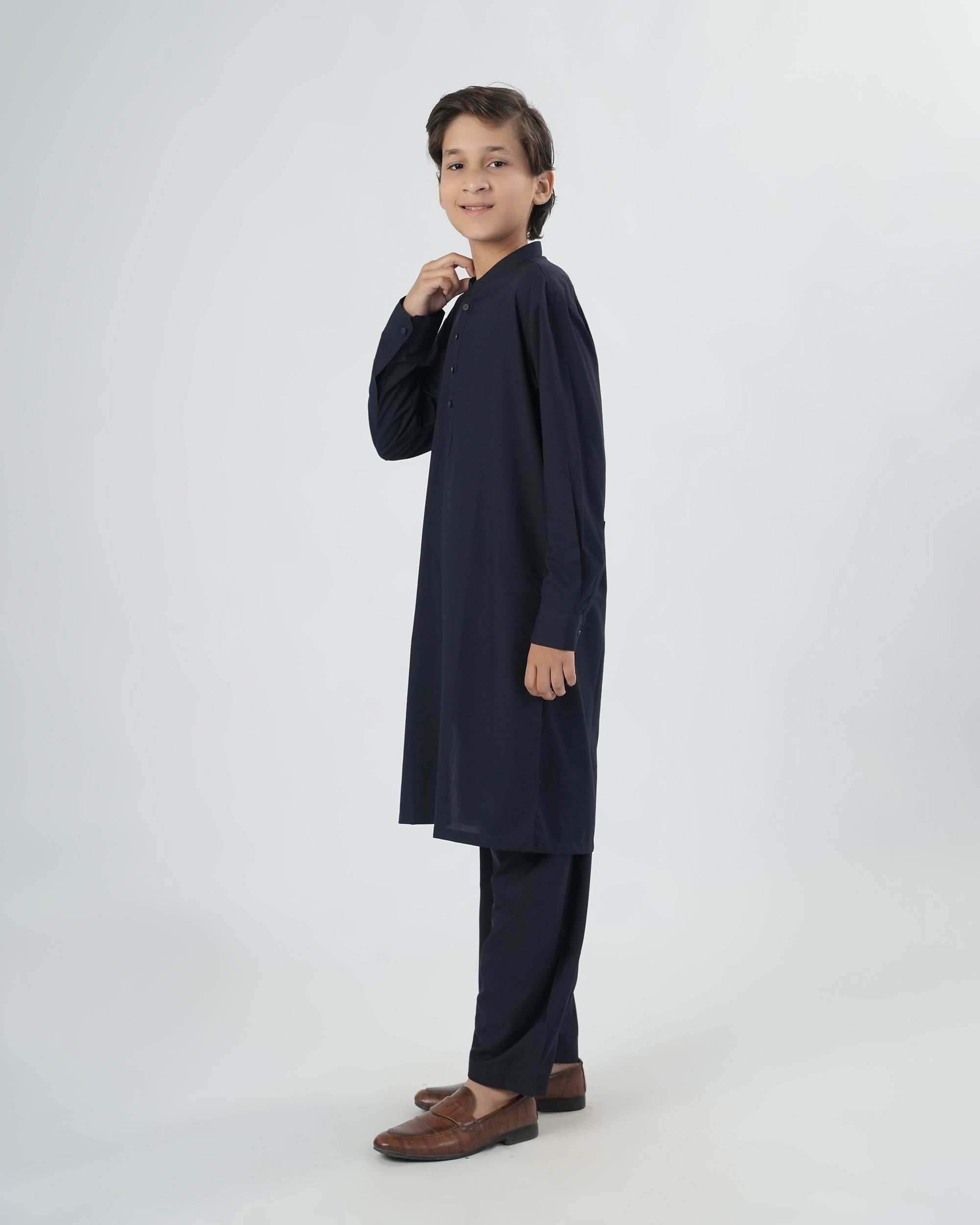Eminent Boys Plain Poly Viscose Shalwar Kameez